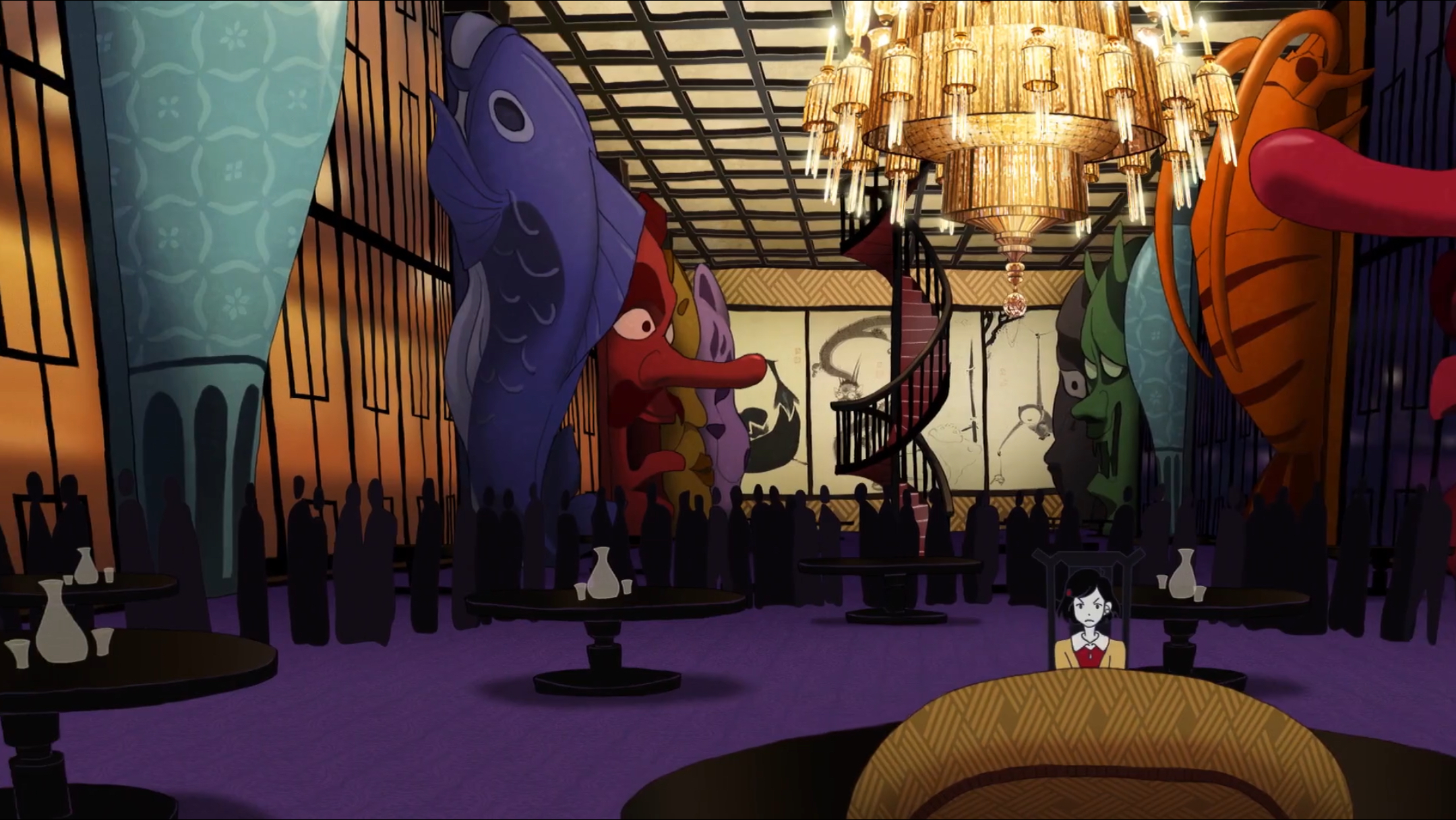 拼酒的场景布置