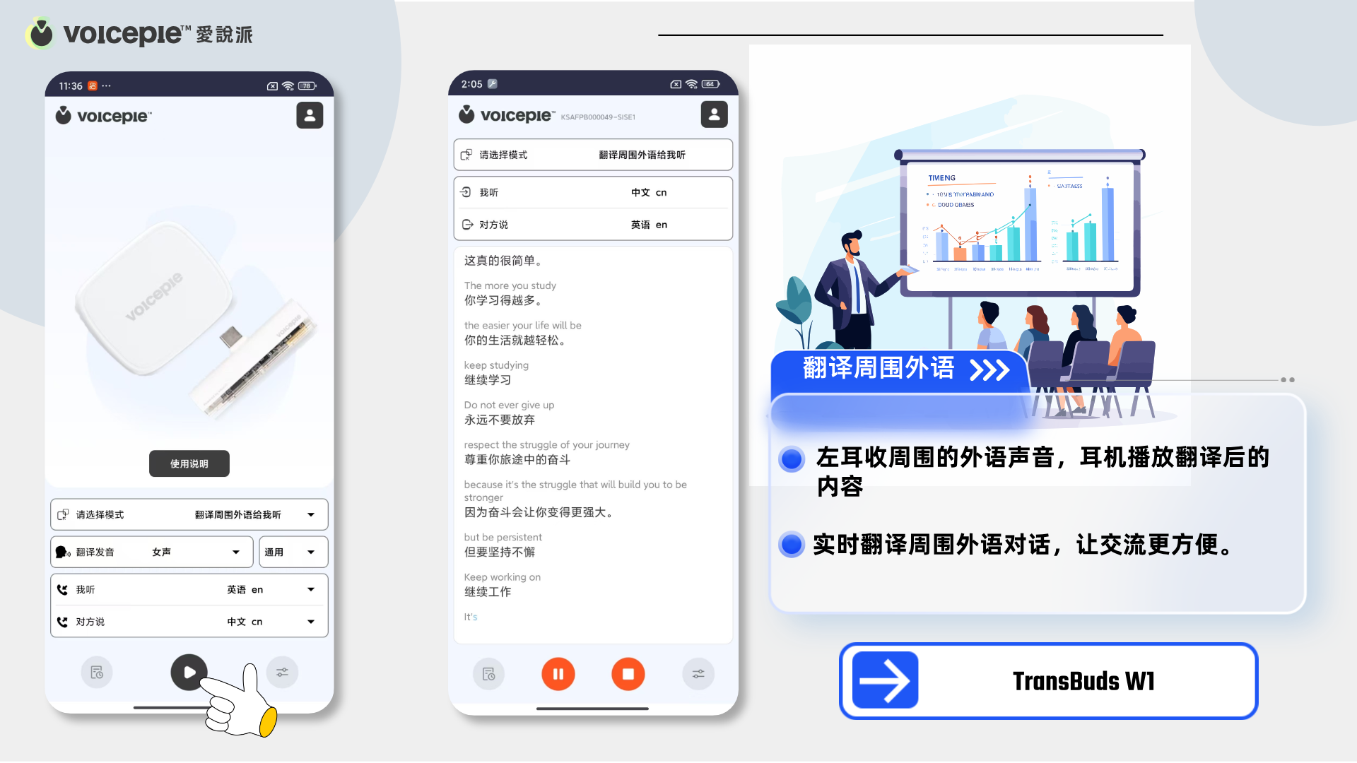 翻译周围外语给我听