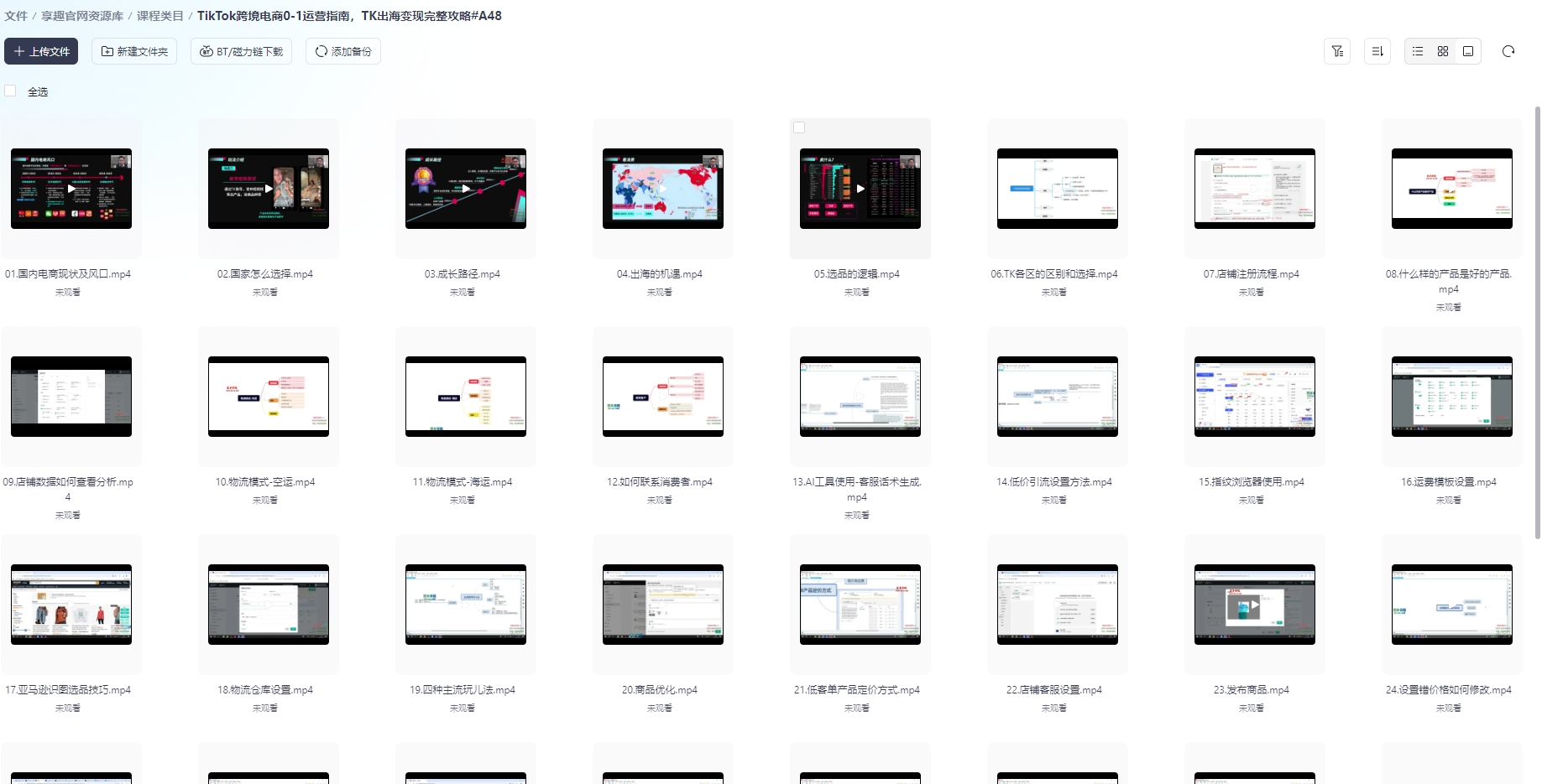 图片[2]-TikTok跨境电商0-1搭建运营课#A48-UfxShare·享趣