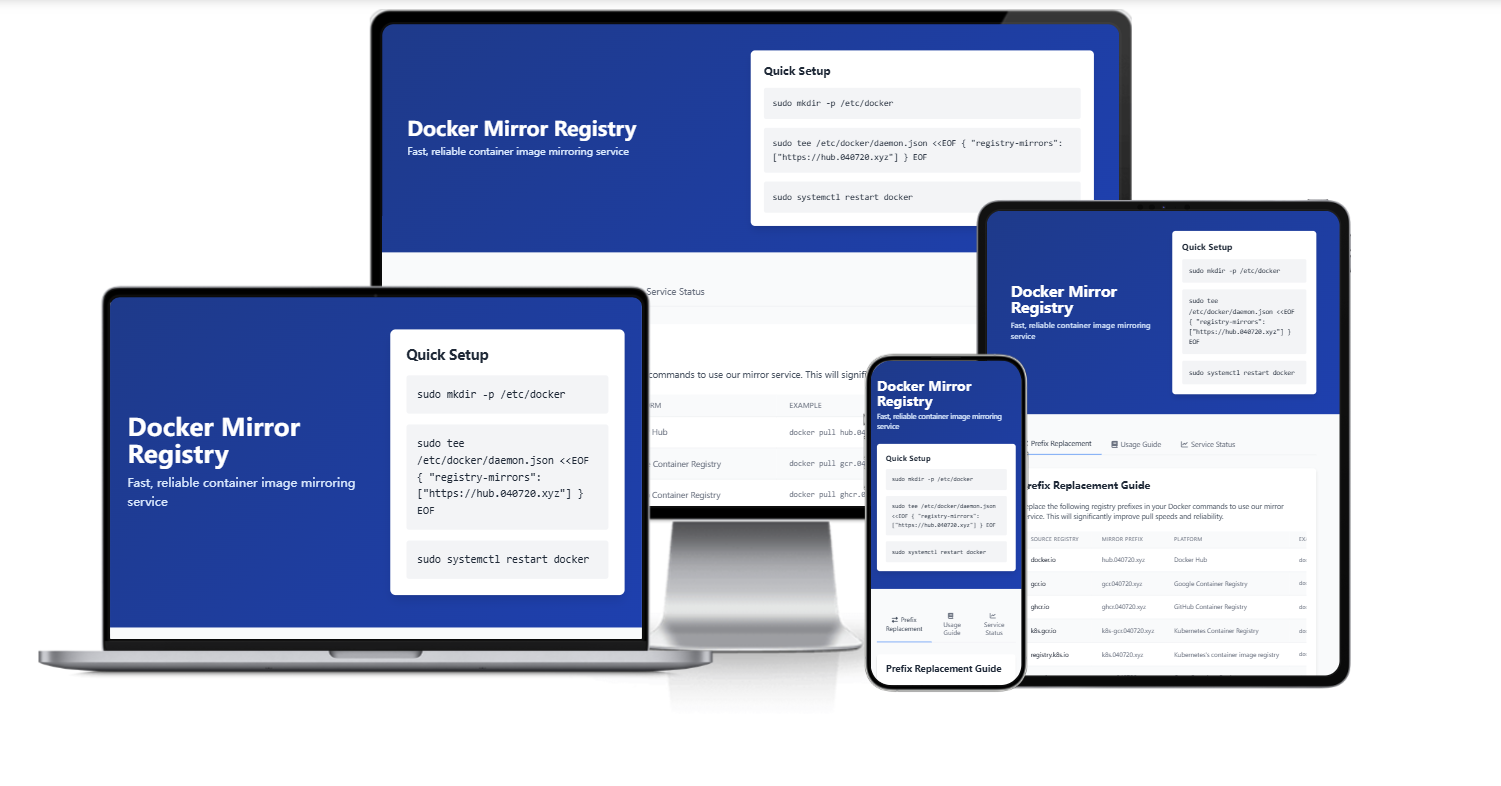 自建Docker镜像加速服务