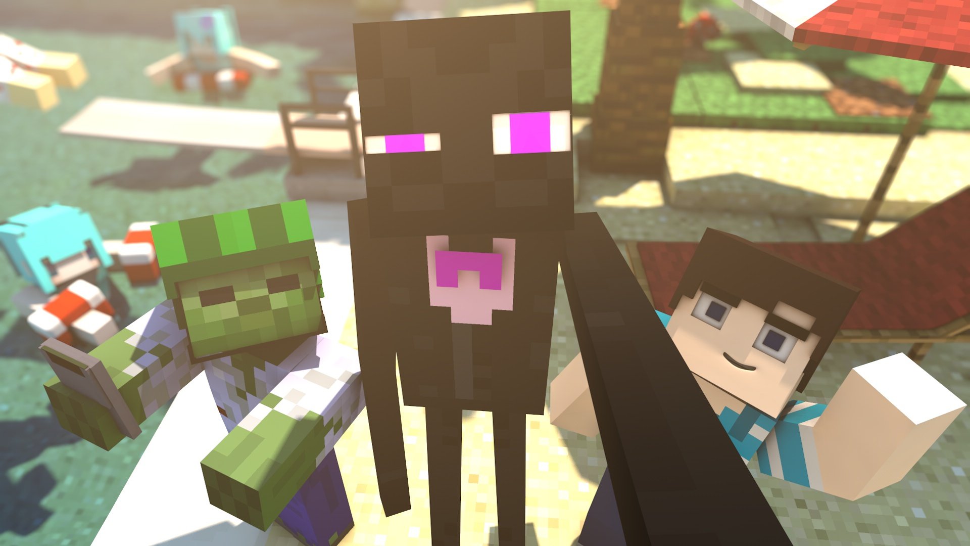 Minecraft旋转方块加载动画