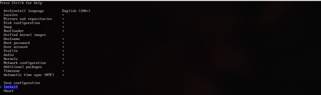 开始安装！！！