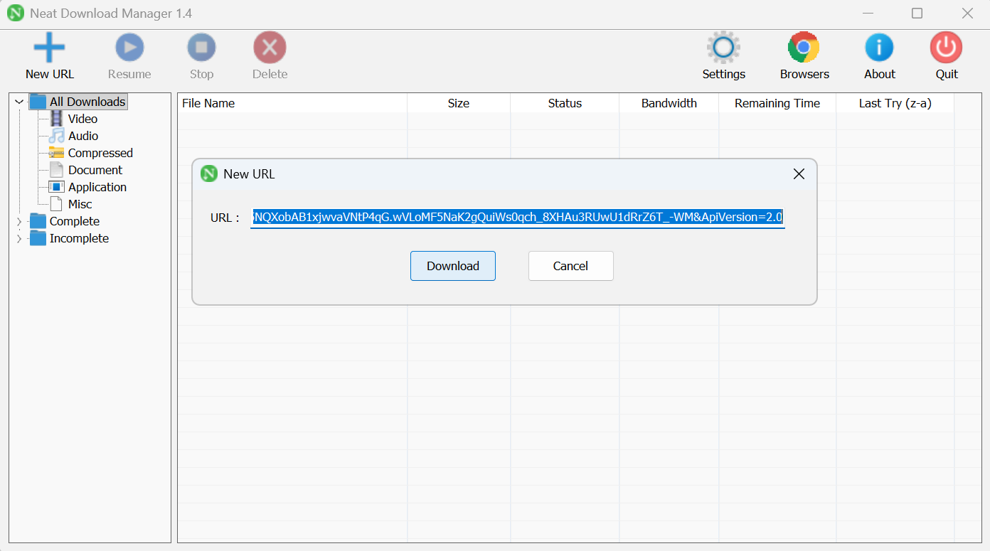 NDM-添加下载任务