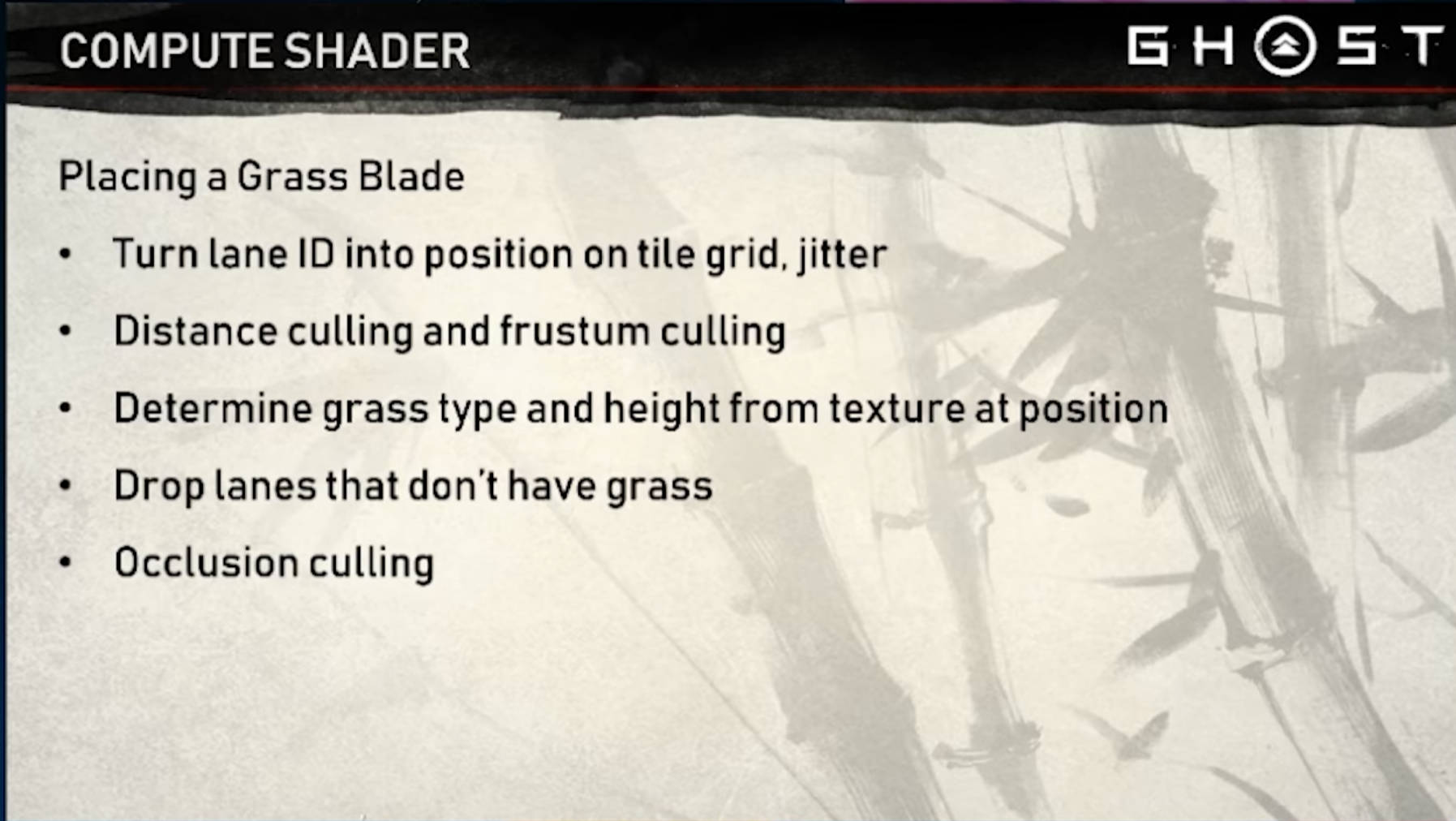 Placing a Grass Blade 放置过程