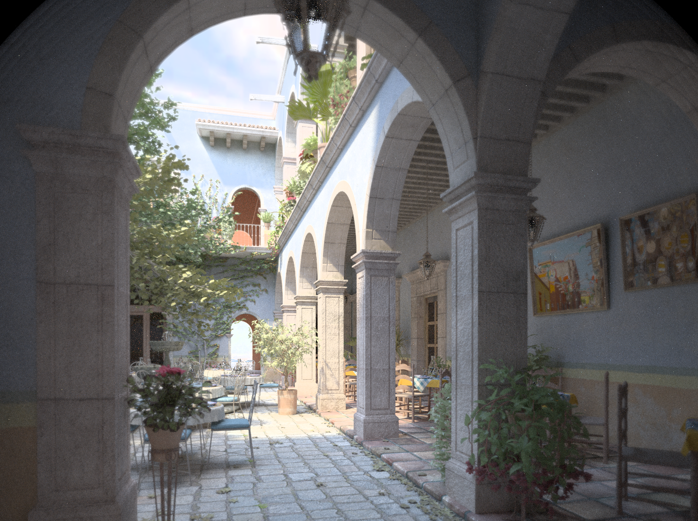 16次反弹 Sixteen-bounce global illumination