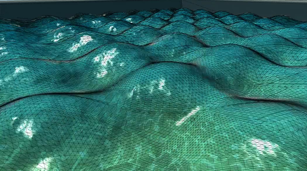 Unity下实现的基于正弦波（Sinusoids Wave）的水体