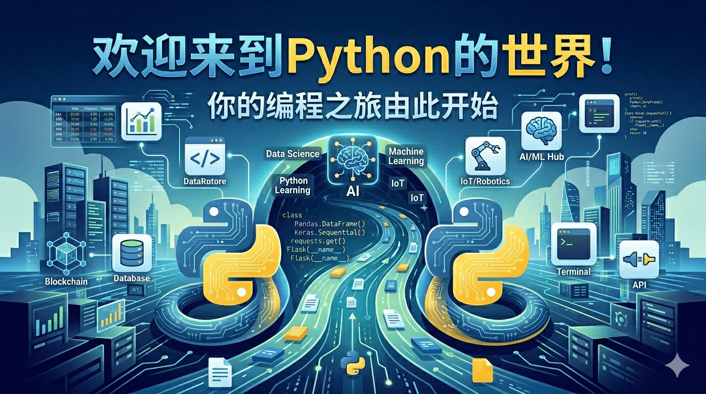 欢迎来到Python的世界!