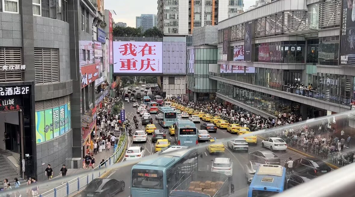 观音桥网红打卡点