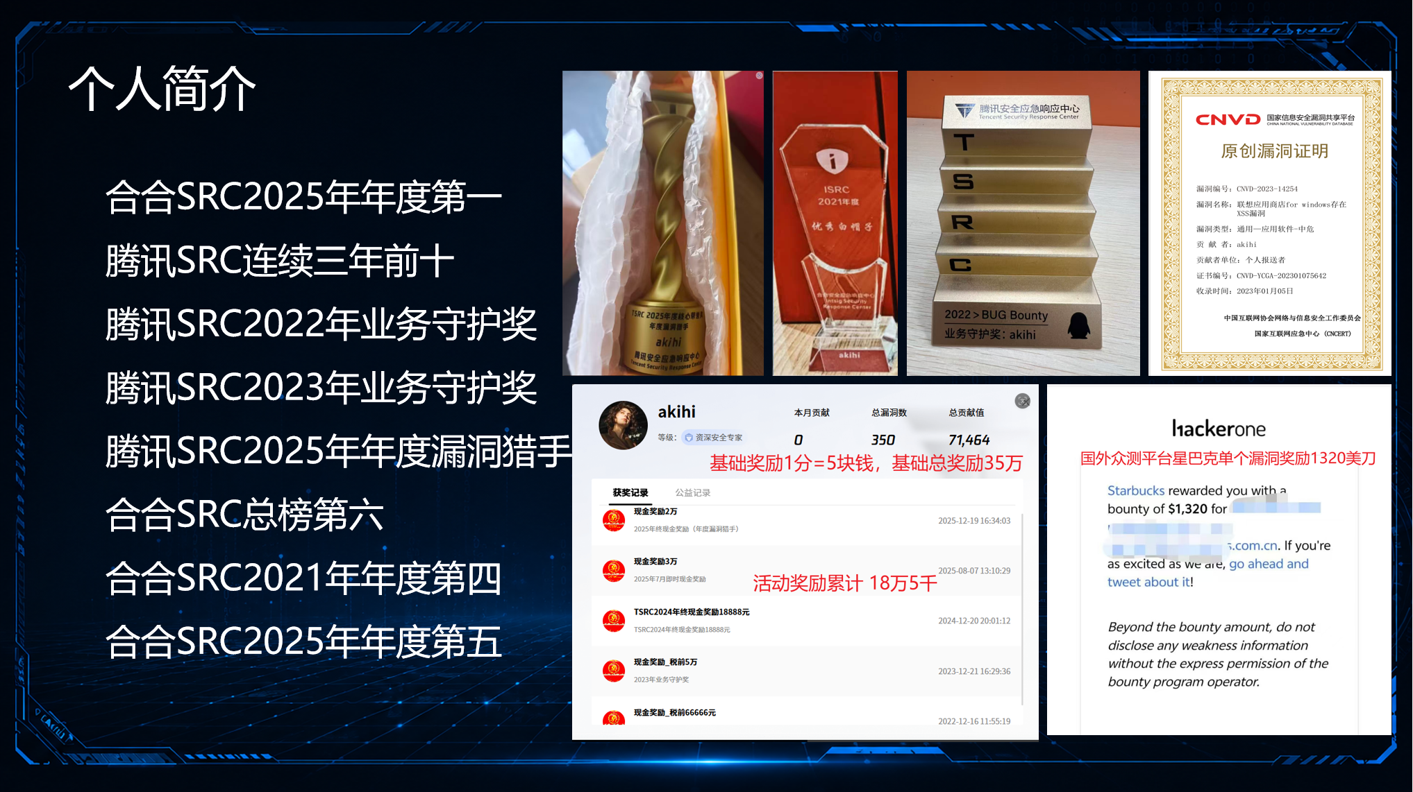 akihi SRC成绩截图