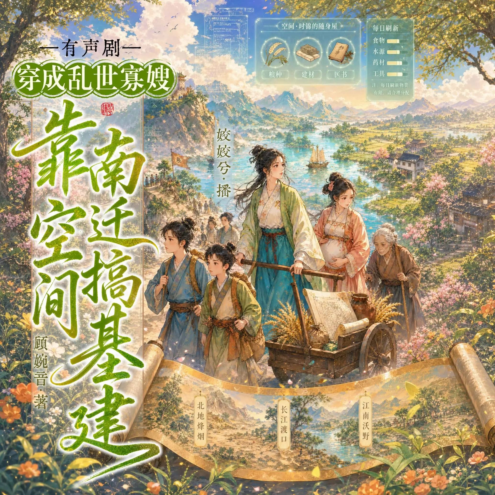 穿成乱世寡嫂靠空间南迁搞基建