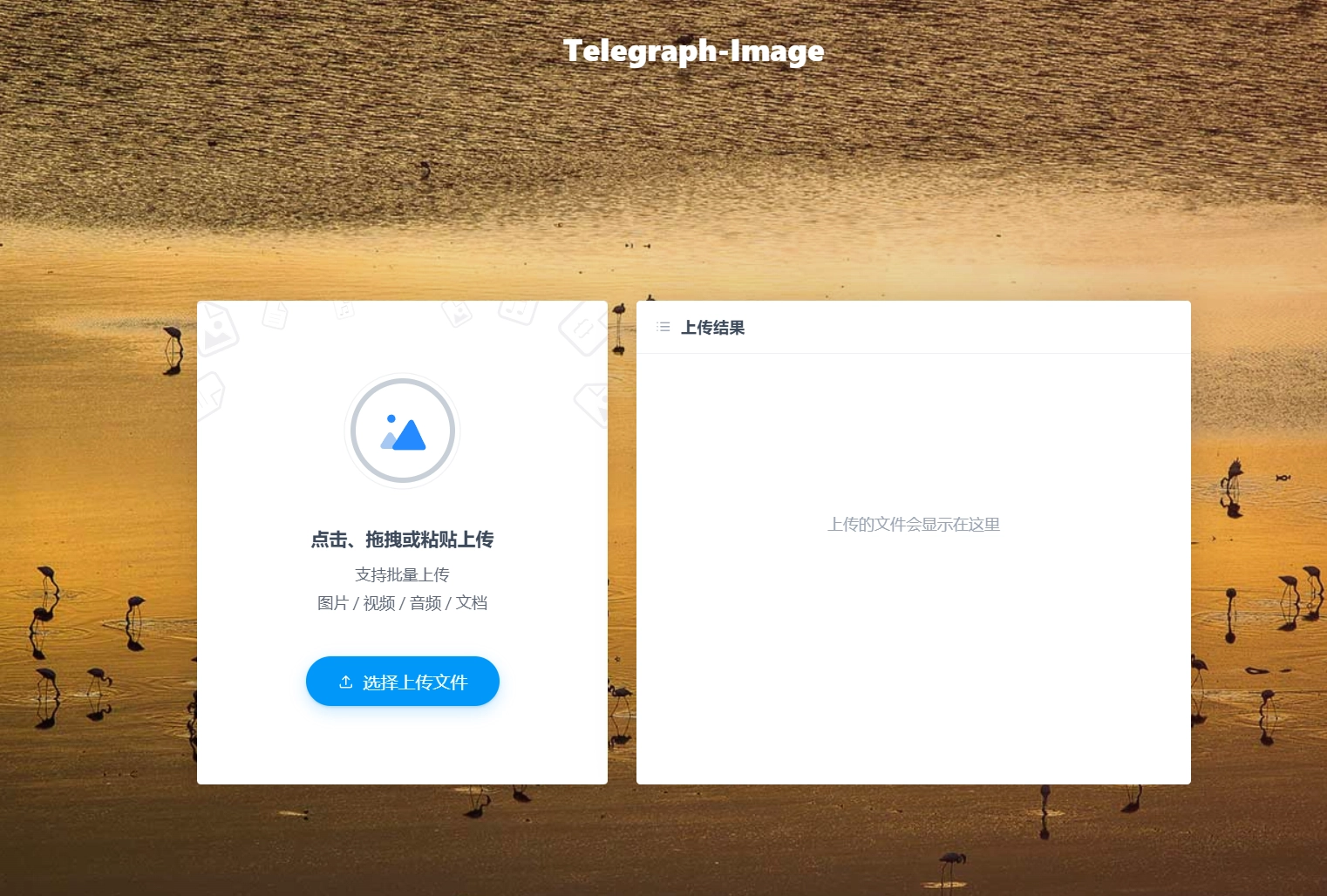 上传页面截图
