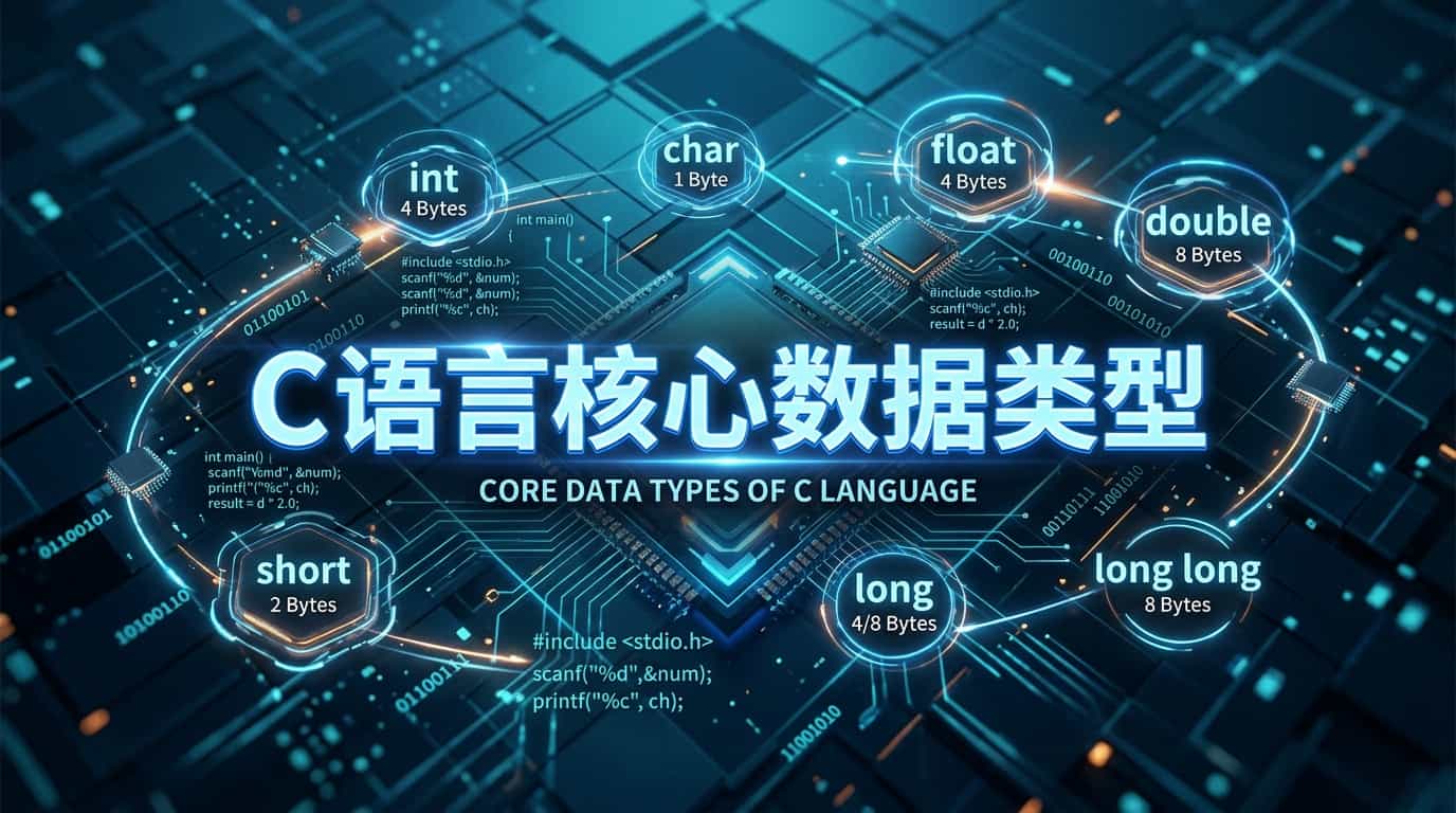 C 语言核心数据类型一览表