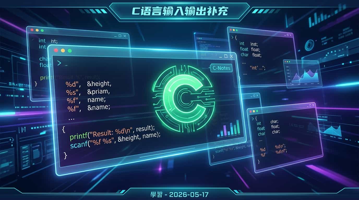 C语言输入输出补充
