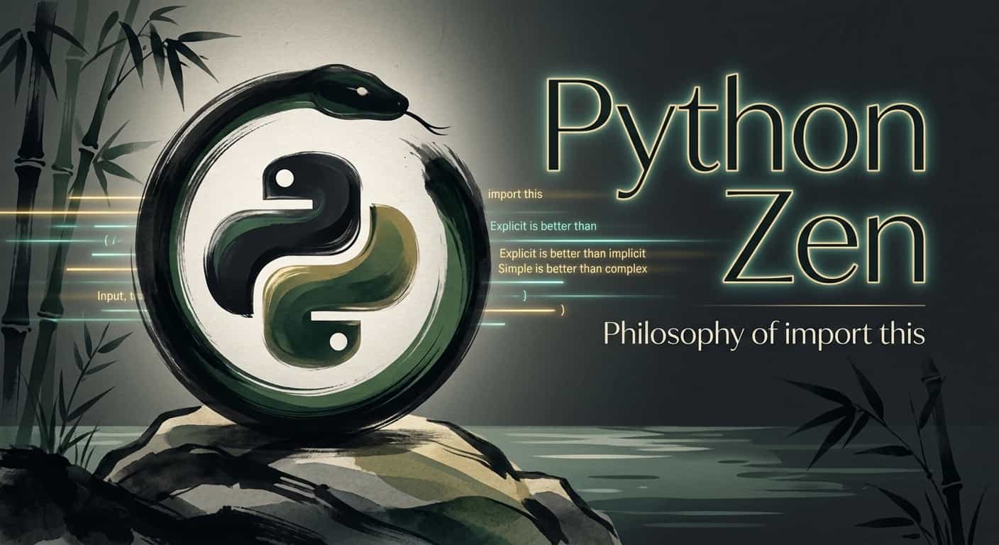 Python:藏在"import this"里的编程哲学